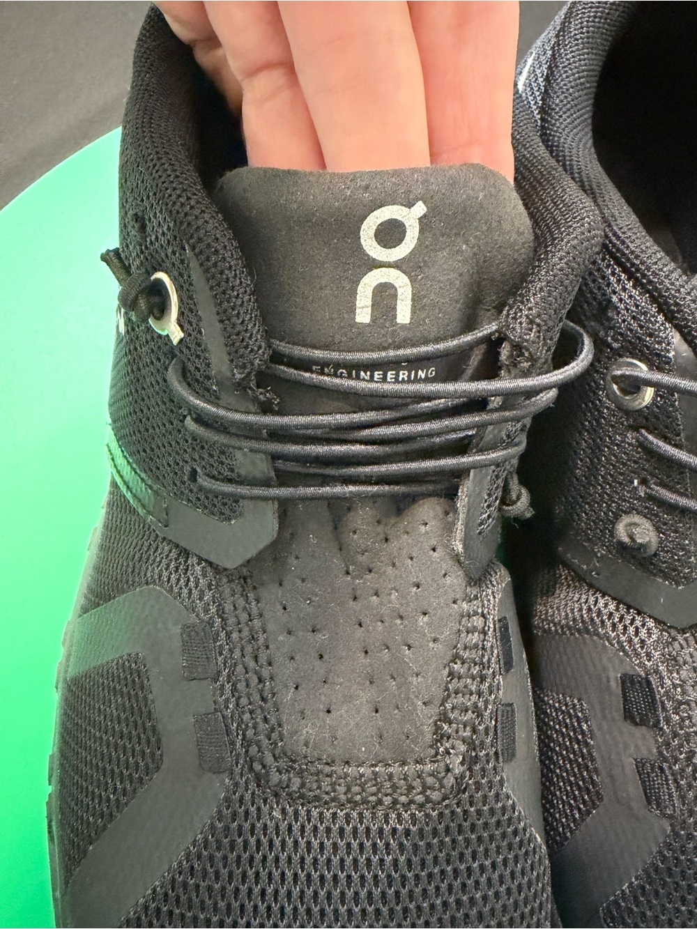 On Cloud 6 Running Womens Lightweight Black Running Shoes - Picture 7 of 10